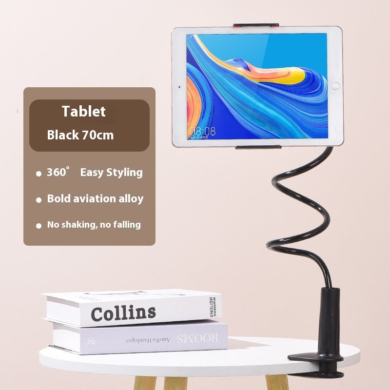 Mobile Phone Holder – Flexible Gooseneck Lazy Stand for Bedside & Desk, Adjustable Long Arm Clamp Mount for iPhone & Android, Hands-Free Phone Bracket for Watching, Reading, Recording, Kitchen & Office Use