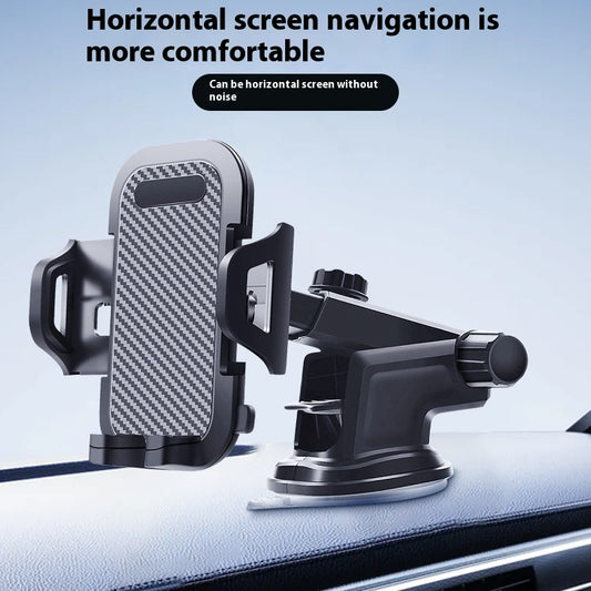 Car Phone Holder with Multi-Function Adhesive Pad | Universal Dashboard Mount, Anti-Slip Mobile Holder for Cars
