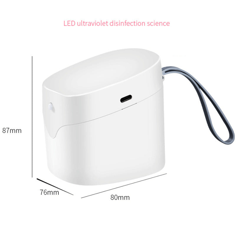 UV-C Sterilizing Machine for Baby Bottles, Pacifiers & Small Items | 59-Second Ultraviolet Disinfection Box, Portable Germicidal Sanitizer, ABS Material