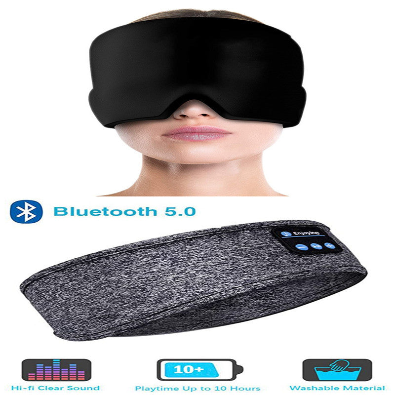 Bluetooth Sleep Headphones Headband, Wireless Music Headband with Thin Ultra-Soft Speakers, HD Stereo Sound, Long Battery Life, Washable Sports Headband for Side Sleepers, Yoga, Travel