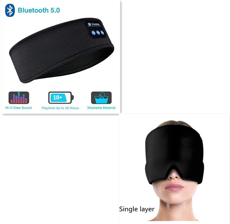 Bluetooth Sleep Headphones Headband, Wireless Music Headband with Thin Ultra-Soft Speakers, HD Stereo Sound, Long Battery Life, Washable Sports Headband for Side Sleepers, Yoga, Travel