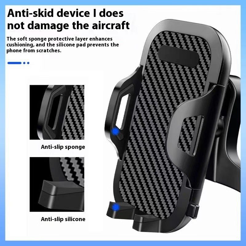 Car Phone Holder with Multi-Function Adhesive Pad | Universal Dashboard Mount, Anti-Slip Mobile Holder for Cars