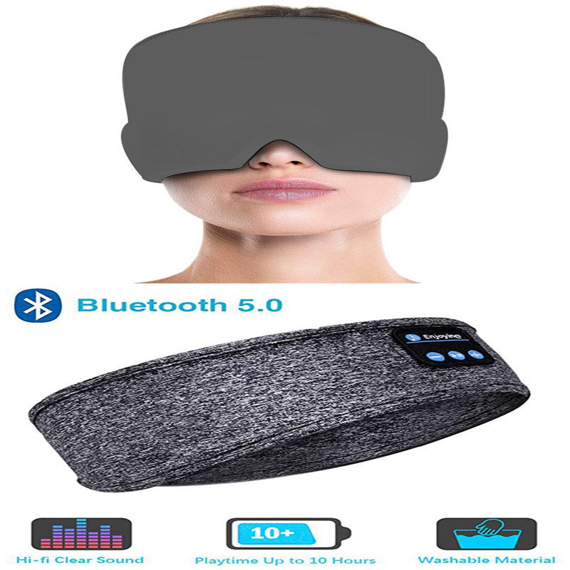 Bluetooth Sleep Headphones Headband, Wireless Music Headband with Thin Ultra-Soft Speakers, HD Stereo Sound, Long Battery Life, Washable Sports Headband for Side Sleepers, Yoga, Travel