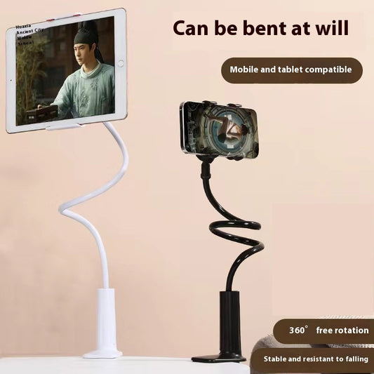 Mobile Phone Holder – Flexible Gooseneck Lazy Stand for Bedside & Desk, Adjustable Long Arm Clamp Mount for iPhone & Android, Hands-Free Phone Bracket for Watching, Reading, Recording, Kitchen & Office Use