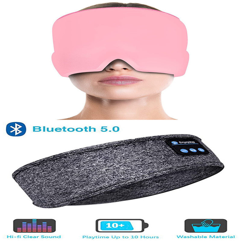 Bluetooth Sleep Headphones Headband, Wireless Music Headband with Thin Ultra-Soft Speakers, HD Stereo Sound, Long Battery Life, Washable Sports Headband for Side Sleepers, Yoga, Travel