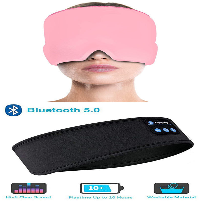 Bluetooth Sleep Headphones Headband, Wireless Music Headband with Thin Ultra-Soft Speakers, HD Stereo Sound, Long Battery Life, Washable Sports Headband for Side Sleepers, Yoga, Travel