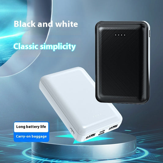 20000mAh High-Capacity Portable Power Bank  | Compact Fast Charging Mobile Power Supply ⚡ | Lightweight Travel Battery Pack ✈️